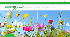 Desktop Screenshot of kleeblatt-apotheken.de